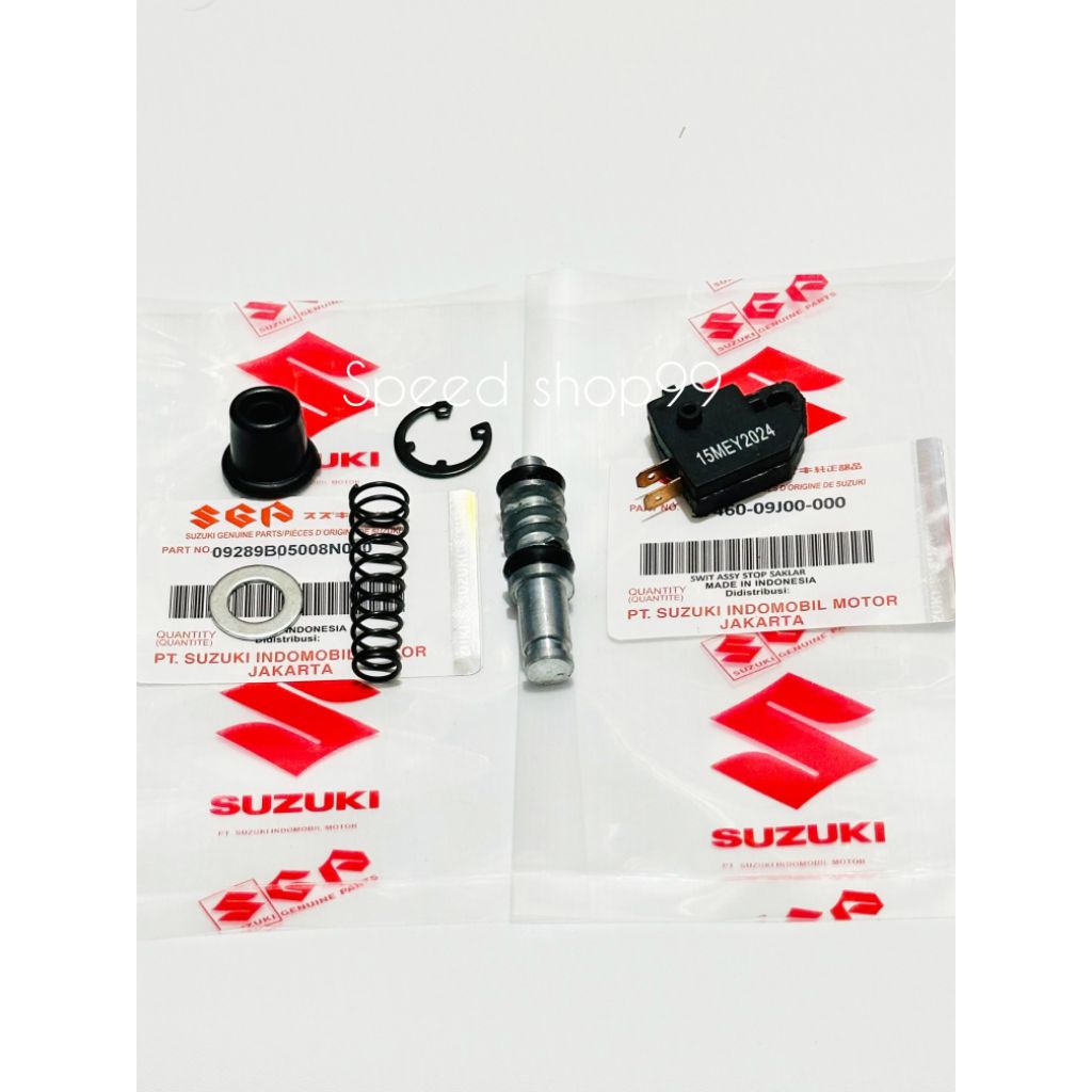 Seal master rem kit depan+Switch rem depan Suzuki Shogun 125 SP Old/New Shogun 125R RR Old/New Shogu