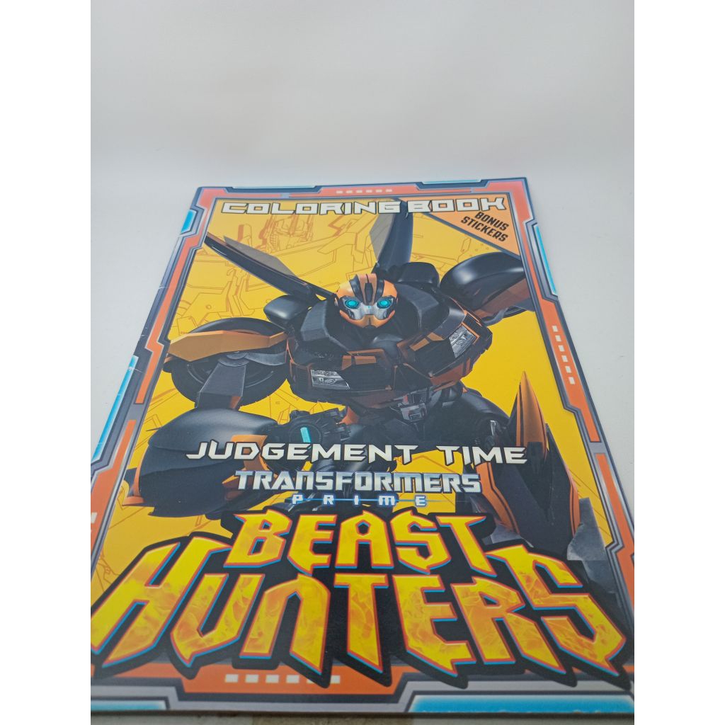 Coloring book Transformers Beast Hunters uk A4