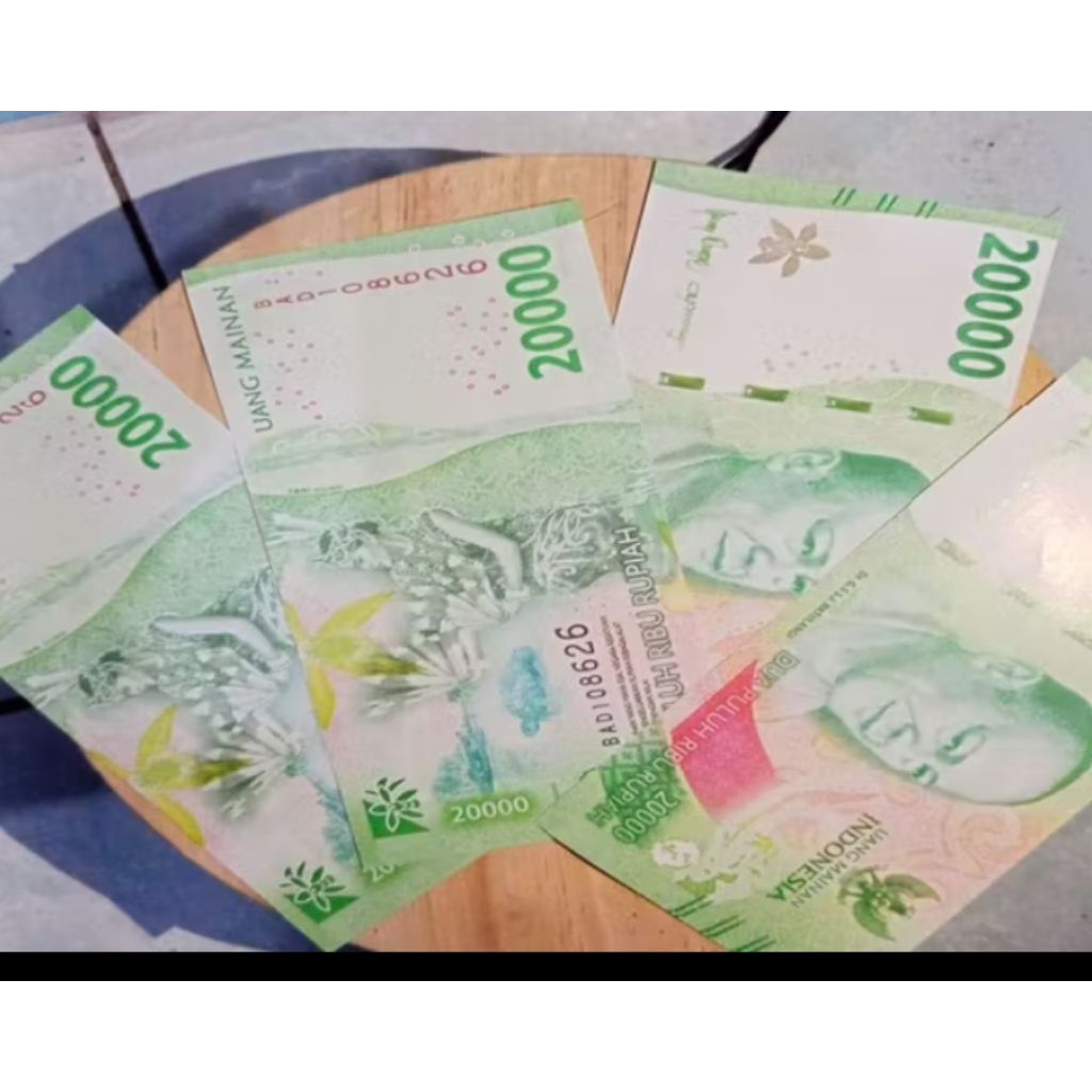 [SAMAWASOUVENIR]UangKertas/UangMainan/UangMahar/UangBuket/nominal20000/1pc