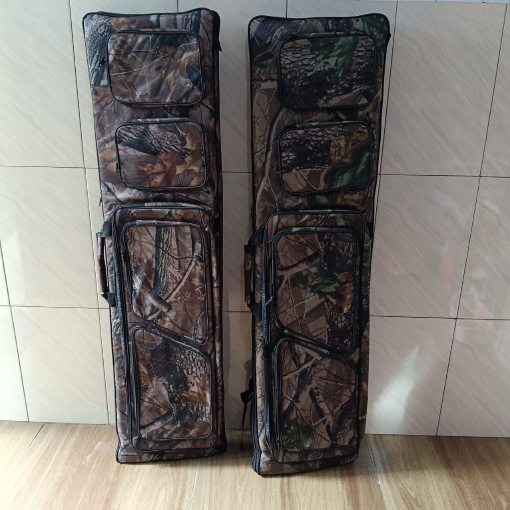 Tas senap kotak camo 120cm saku pompa