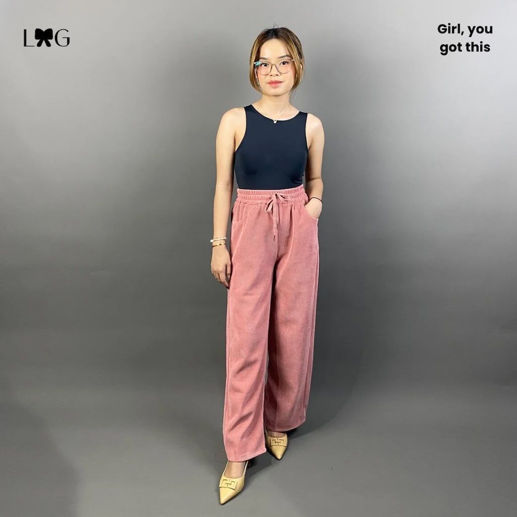 London Girl - Evelyn Celana Kulot Wanita / Celana Kulot Corduroy Wanita / Celana Kulot Wanita Panjan