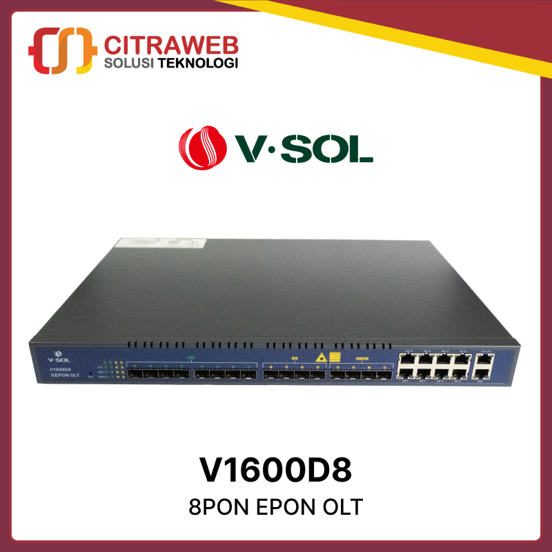 V-SOL V1600D8 8 PON EPON OLT vsol v1600d8 8 port epon olt