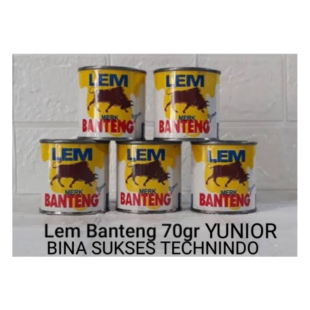 

LEM KUNING BANTENG YUNIOR KALENG 70GR 70 GR