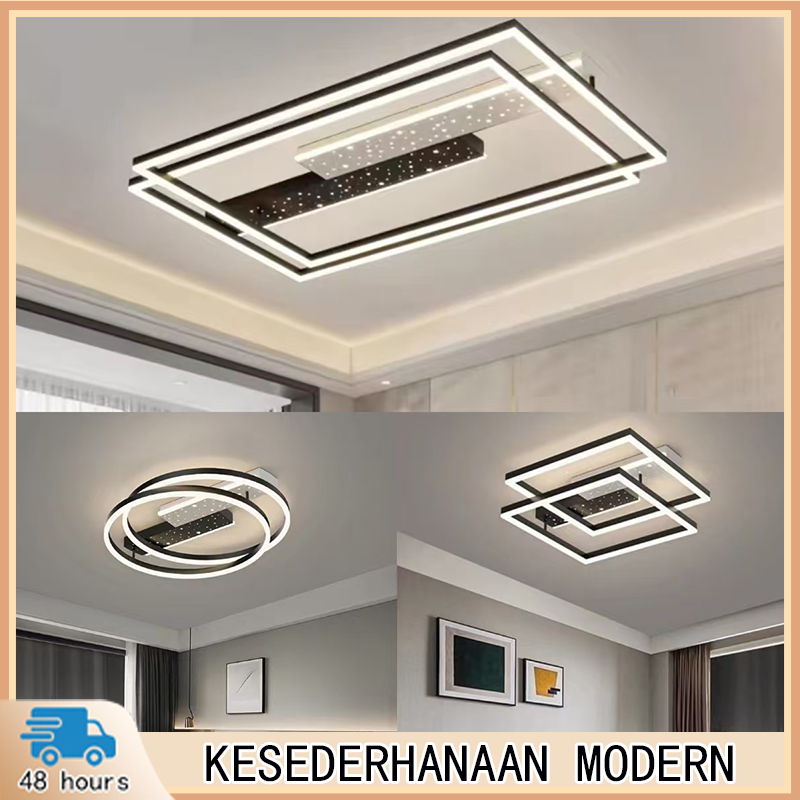 lampu plafon minimalis Modern lampu kamar tidur 3 Warna Lampu Plafon Minimalis Modern lampu ruang
