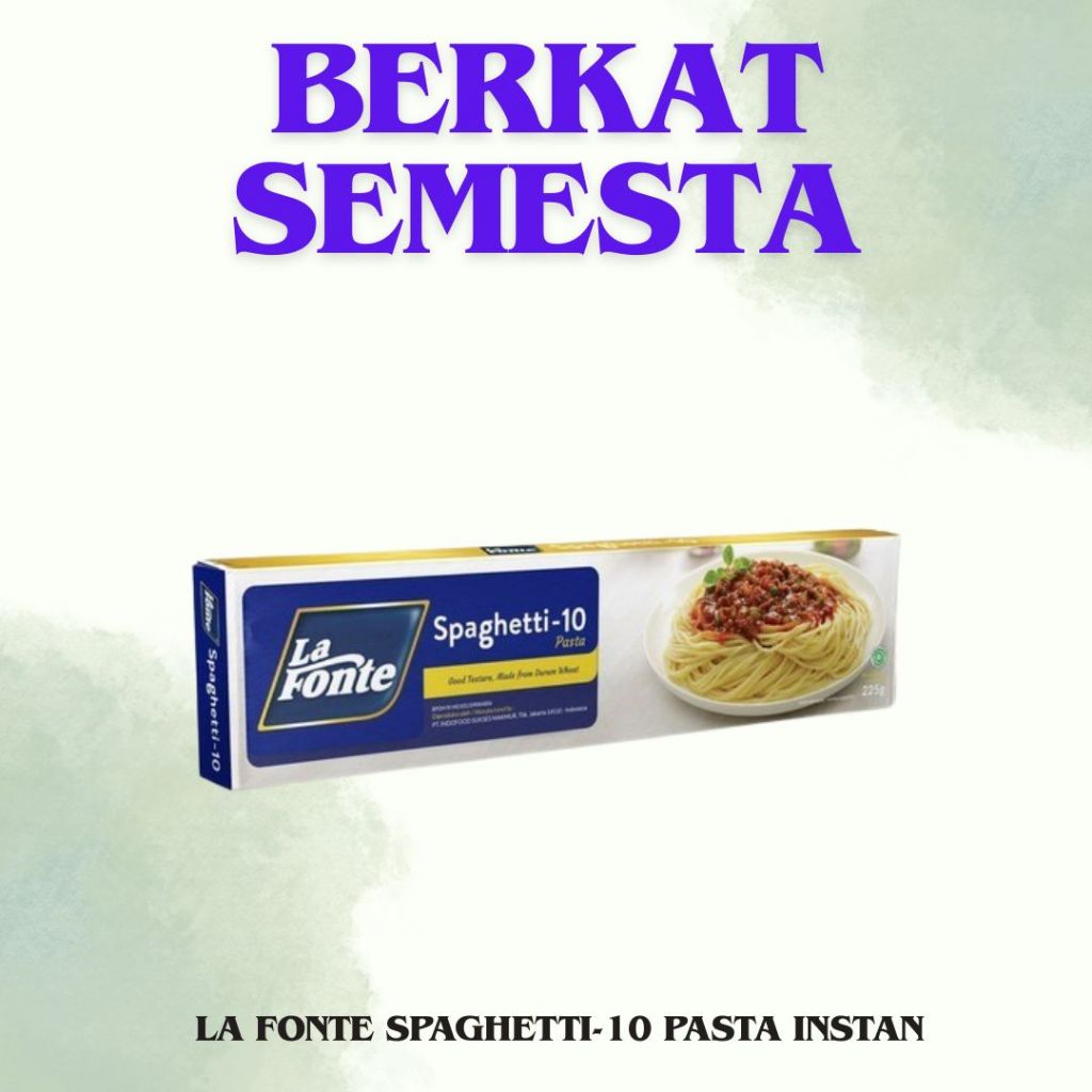 

LA FONTE SPAGHETTI-10 PASTA INSTAN