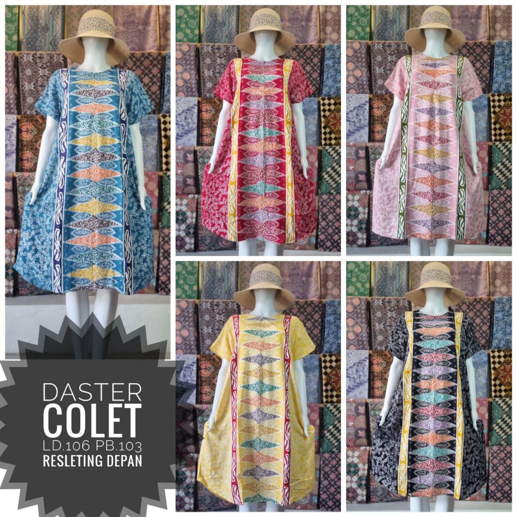 WUNGKUS Daster Batik Colet Lengan Ld 106 Pb 103 Rayon Samitex Super Adem Tebal Nyaman Halus Kekinian