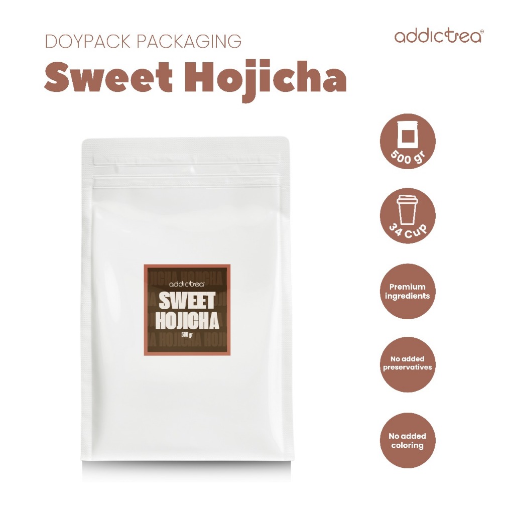 

Addictea Sweet Hojicha Powder kemasan bulk 500gr