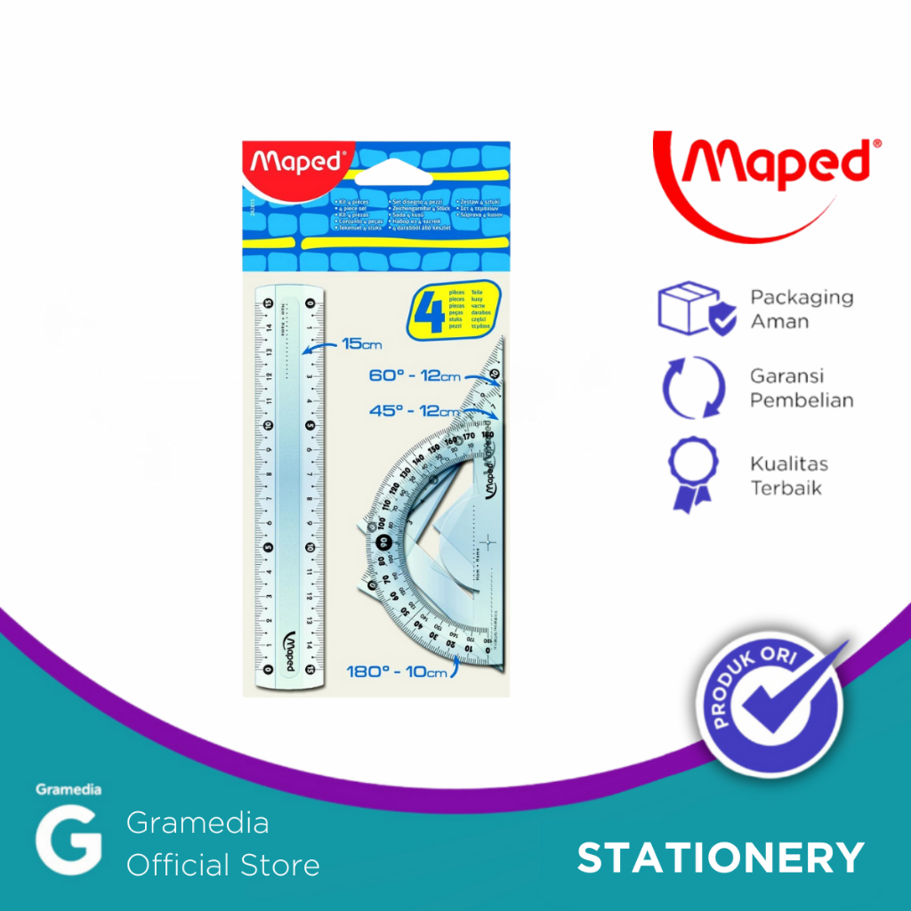 

Gramedia Pekanbaru - MAPED CRISTAL MINI SET - 4 PCS