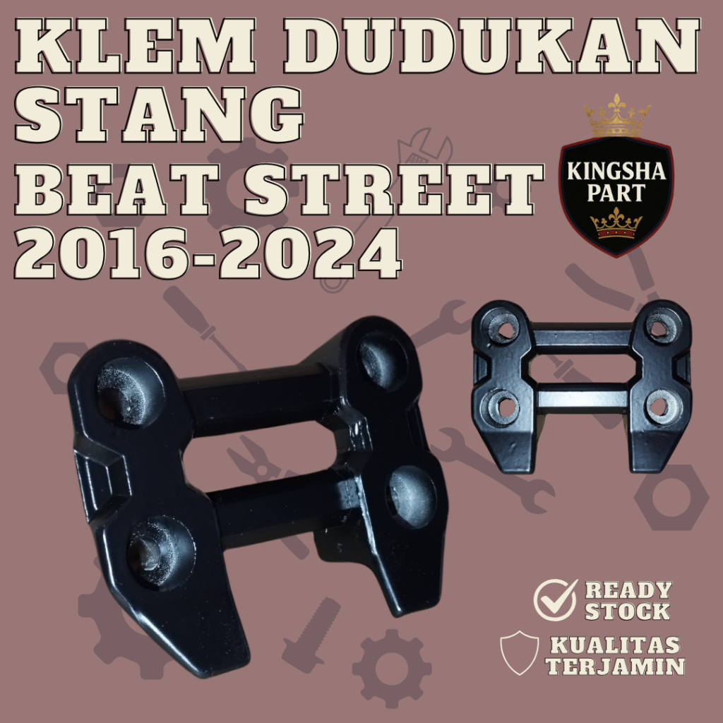 Klem dudukan raiser stang honda beat street dudukan stang beat street esp