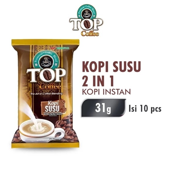 

TOP Coffee Kopi Susu 3 in 1 Instan 10x31g