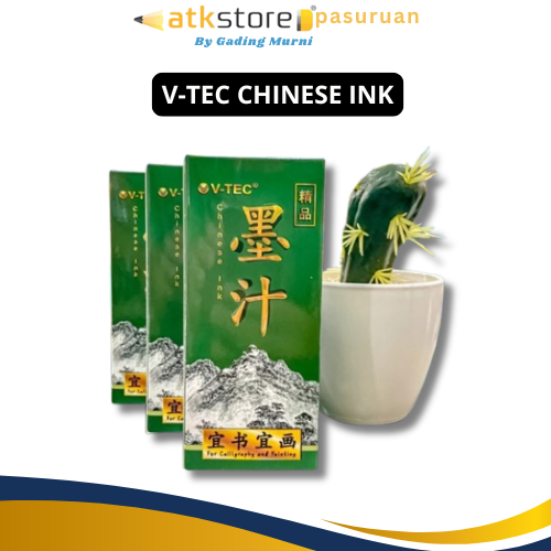 

V Tec Tinta China Isi 50 100 250 ml / Chinese Ink / Tinta Kaligrafi / Tinta Cina