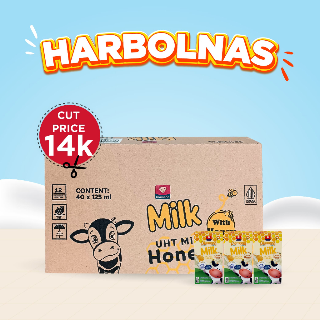 

POTONGAN HARGA 14K SETIAP PEMBELIAN 1 KARTON DIAMOND MILK UHT HONEY 125 ML