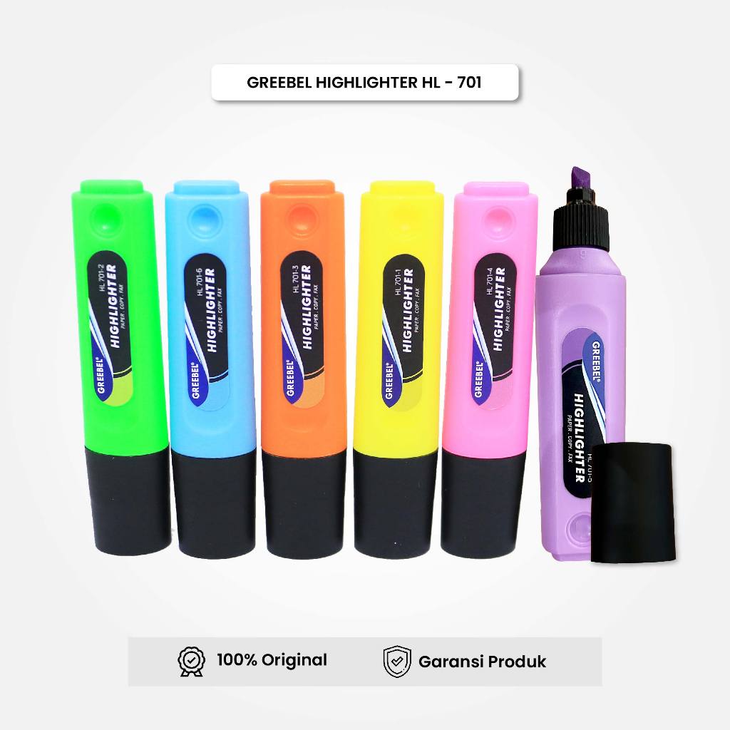 

Stabilo Highlighter Pastel / HL-701 Greebel (PCS) / Spidol Warna Pastel