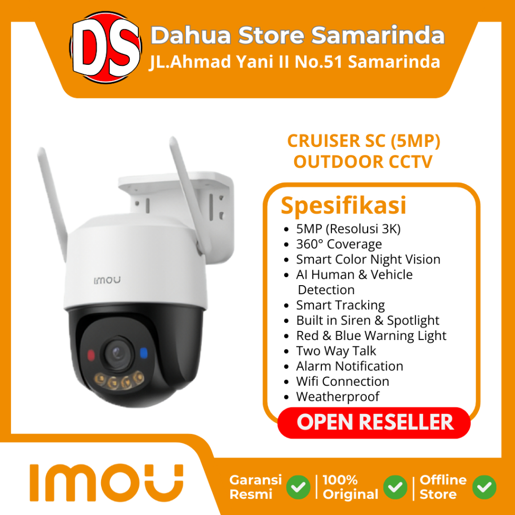 IMOU CRUISER SC (5MP Resolution) Camera Outdoor CCTV