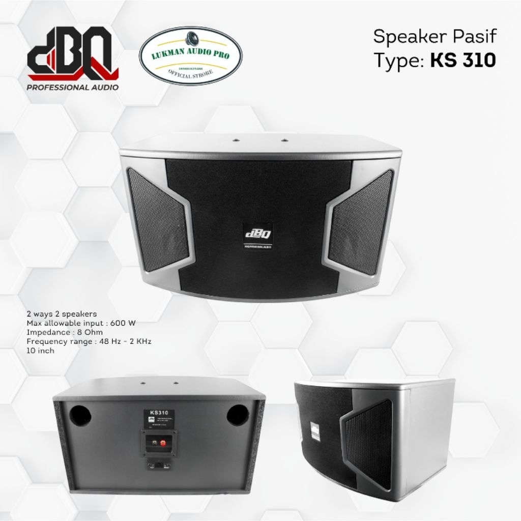 Speaker Pasif DBQ KS 310 Original