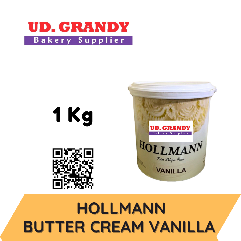 

Hollmann Butter Cream 1kg (Instant/siap pakai)