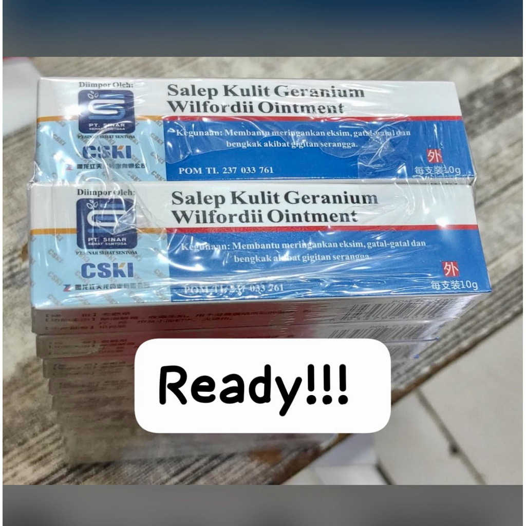 SALEP GERANIUM SALEP KULIT GERANIUM WILFORDII OINTMENT SALEP GATAL EKSIM