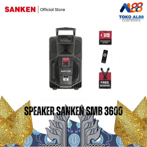 Speaker Sanken Active Portable SMB-3600 Max-Bass