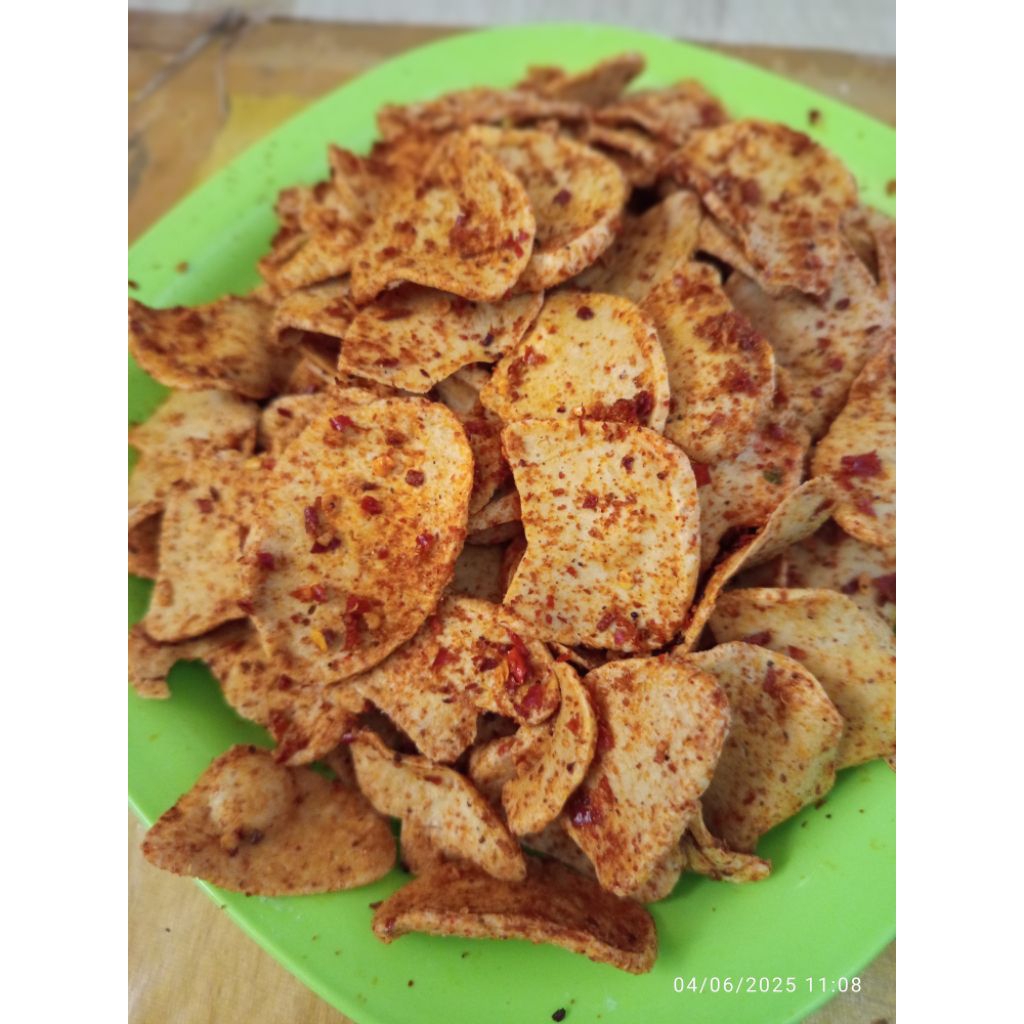 

basreng pedas daun jeruk 200 gram enak/basreng koin premium gurih&renyah/basreng pedassssss hot jeletott khas bandung