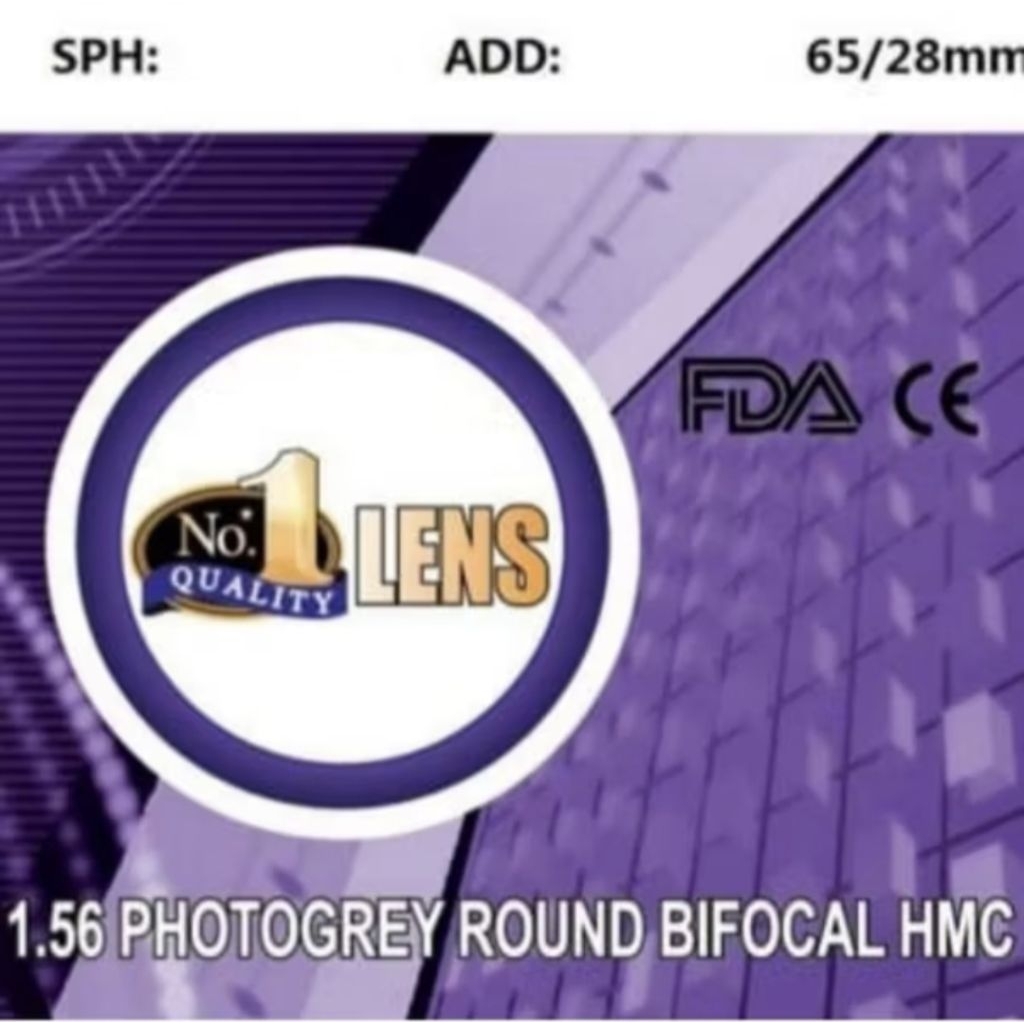 Lensa Kriptok Photogrey/Photocromic/Lensa BIFOCAL 1.56/Lensa jauh dekat