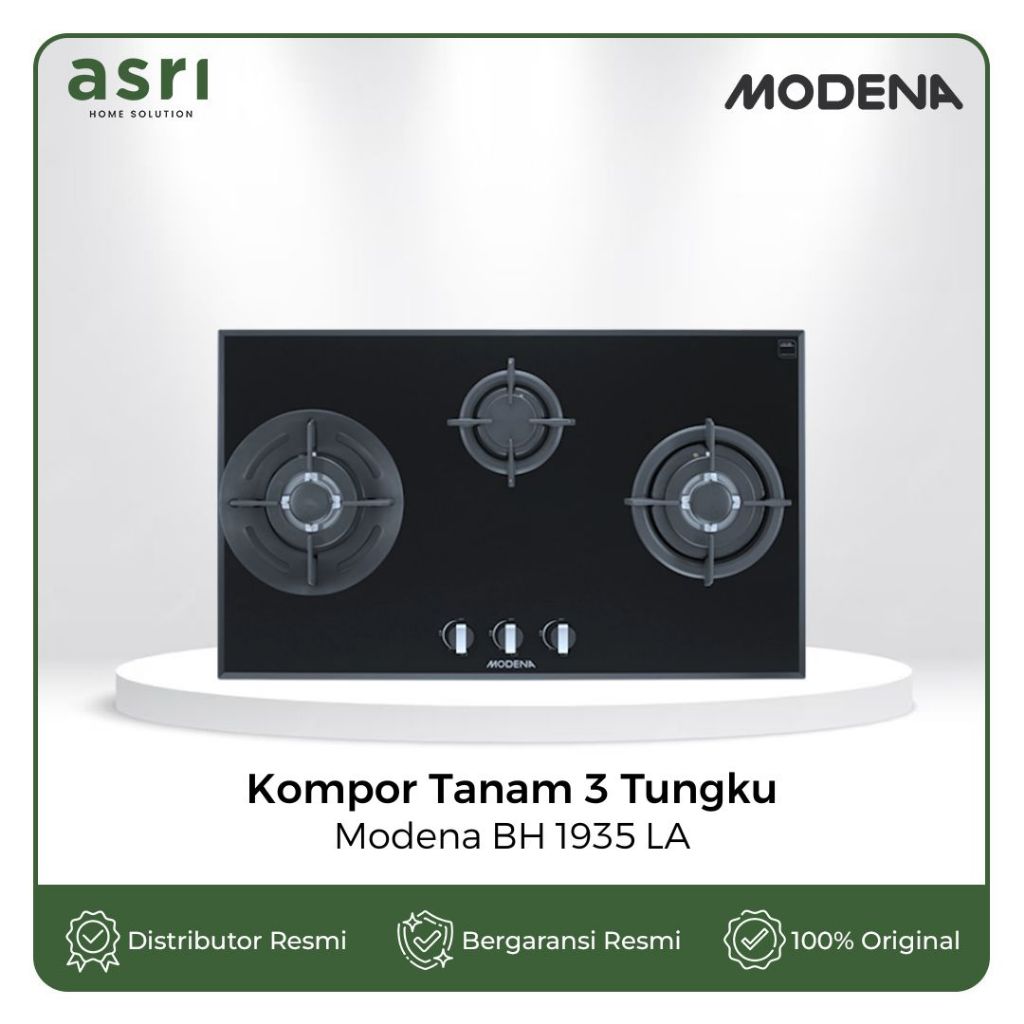 Kompor Tanam 3 Tungku Modena BH 1935 LA