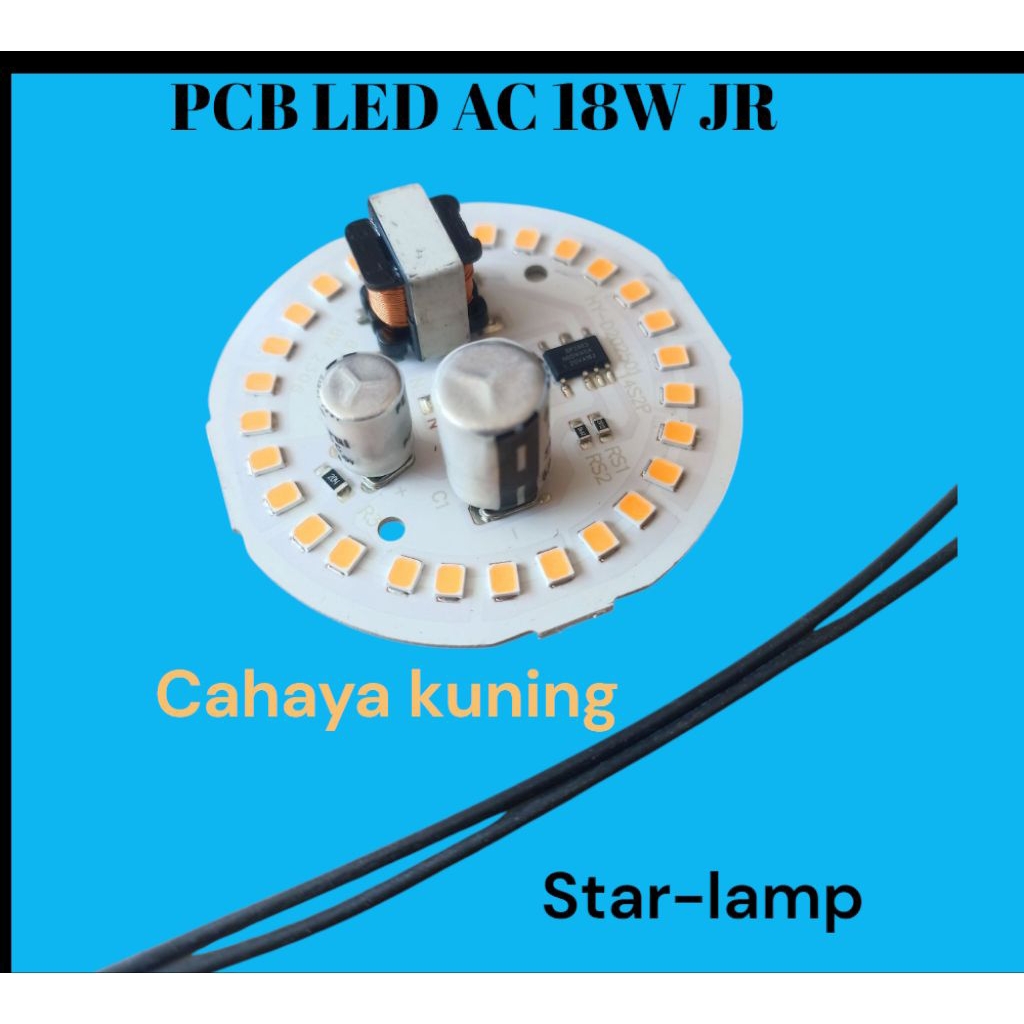 PCB LED AC 18W ECO CAHAYA KUNING