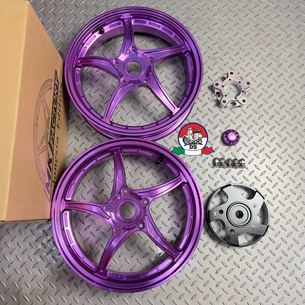 Velg MK FACTORY MK13 Purple Vespa Sprint Primavera GTS S LX