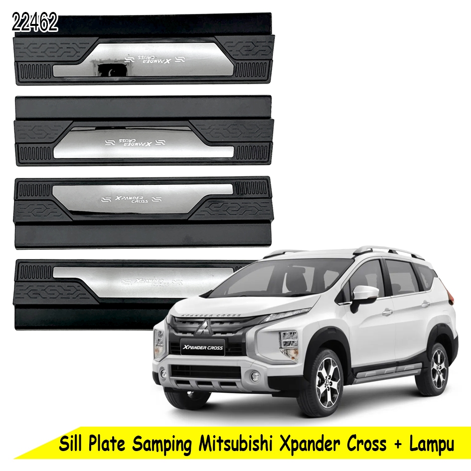 Sillplate Samping Lampu LED Mitsubishi X-pander Cross Xpander Sillplate Plastik