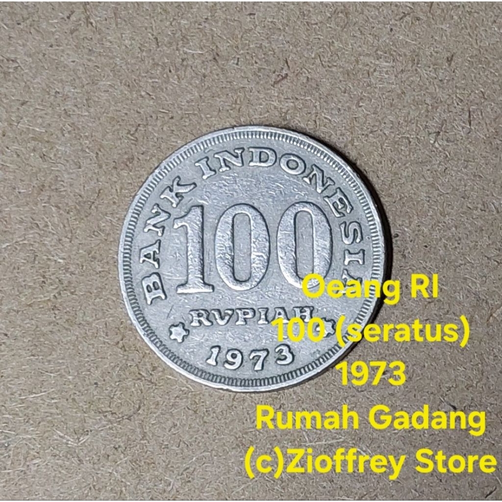 Oeang Kuno RI 100 (Seratus) 1973