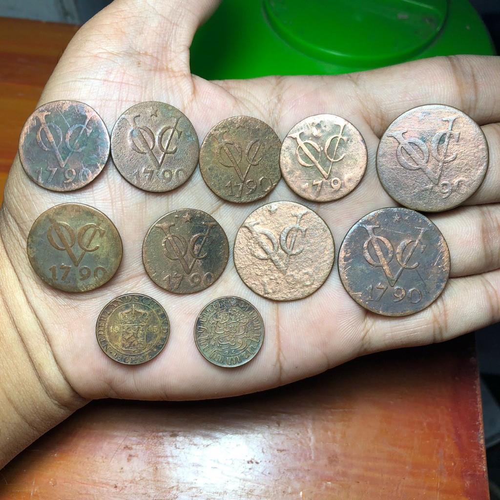 Koin Kuno VOC dan Nederlad Idie Borongan 11pcs Murah