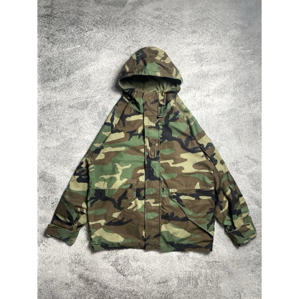 Jaket ECWCS Camouflage Alpha Industries Made In USA / ECWCS Camo Made In USA Original