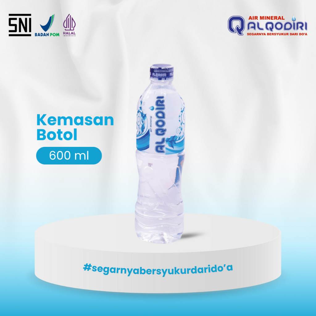 

Air Minum Mineral Botol Al Qodiri 600ml 1 Dus isi 24 Pcs