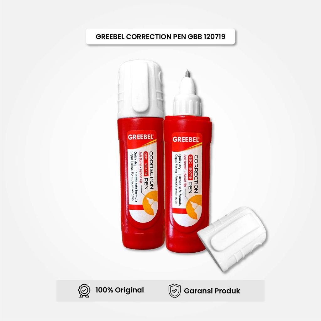 

GREEBEL Correction Pen GBC 120719 (PCS) / Tipe Ex Cair Timur Agung Grosir