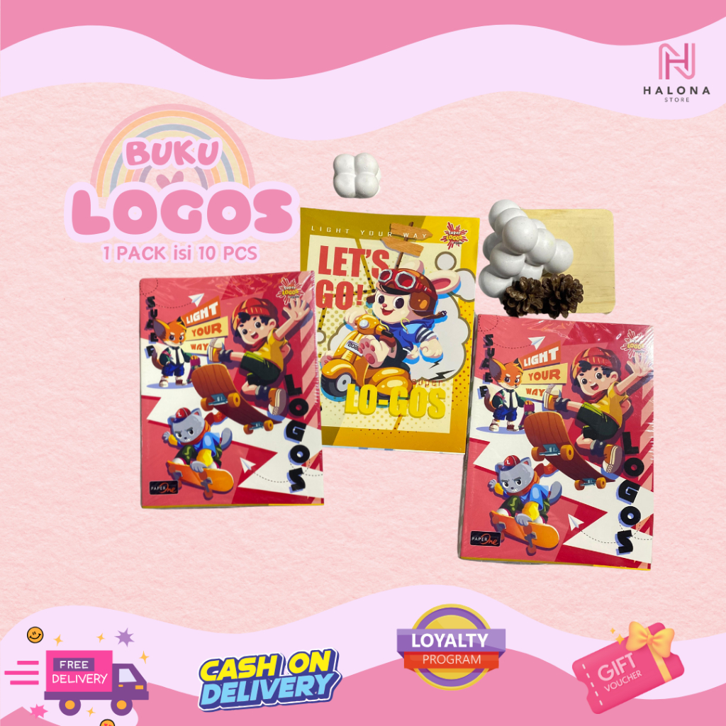 

[ 1 Pack] Buku Tulis Logos by Vision Paper One isi 10 pcs