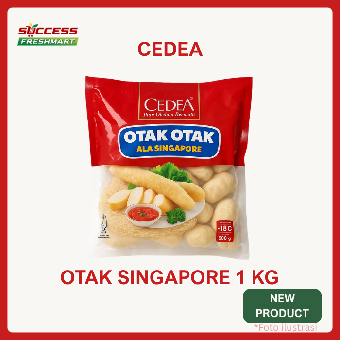 

Cedea Otak Ikan Singapore 1 kg