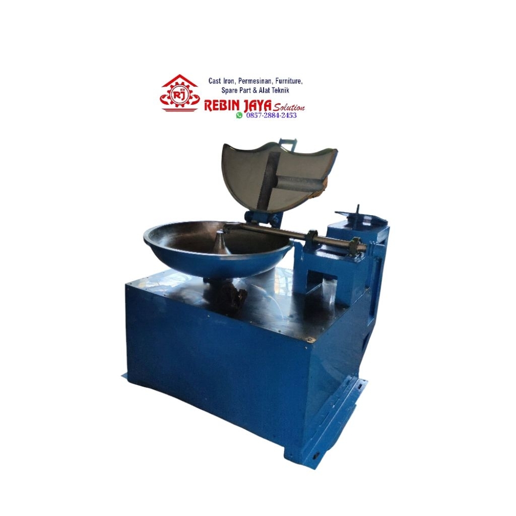 Mesin Giling Daging dan adonan Bakso Diameter Wajan 1 meter spek sultan