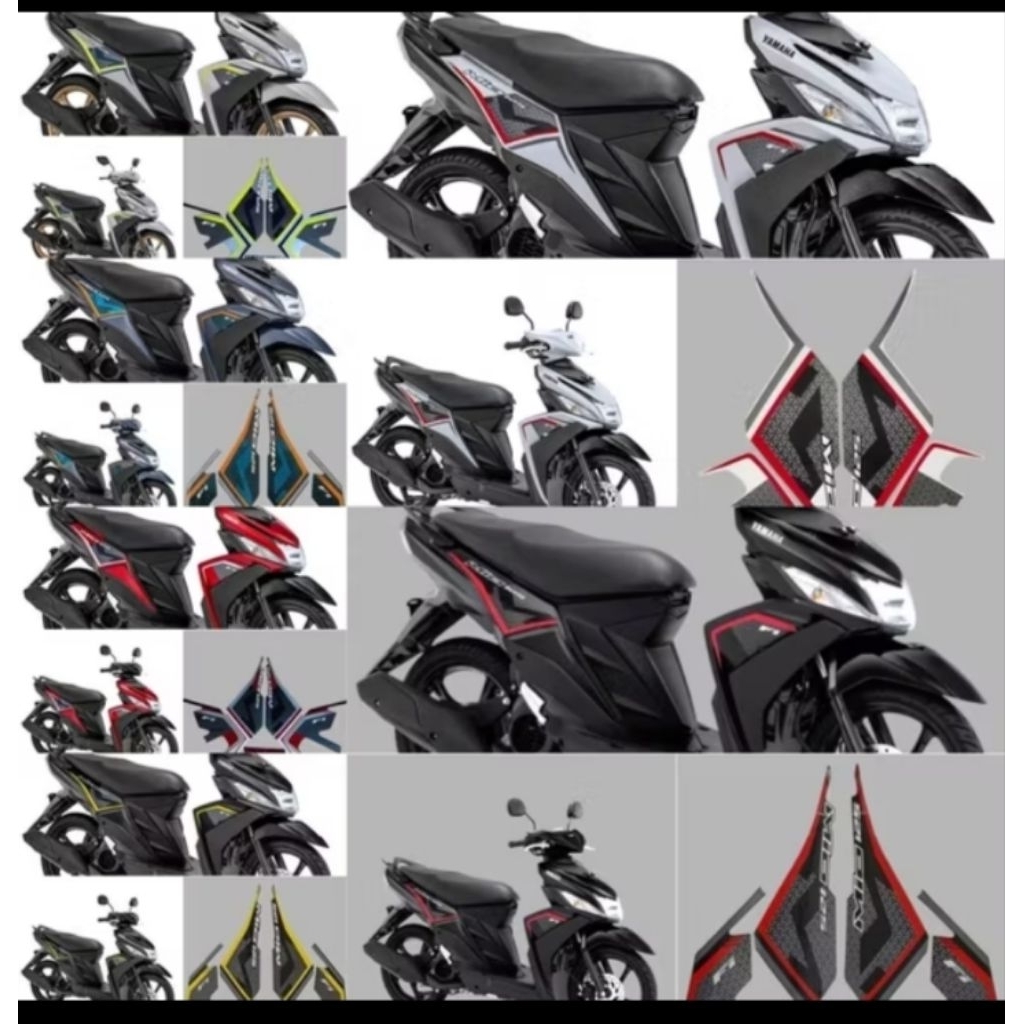 list body set striping Mio M3 2029 2020 2021