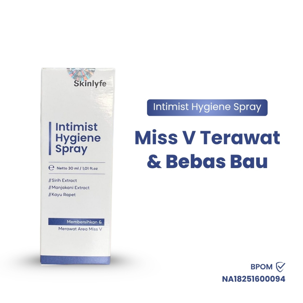 Skinlyfe Miss V Spray Pewangi Miss V Pengharum Miss V Pembersih Miss V Kewanitaan BPOM