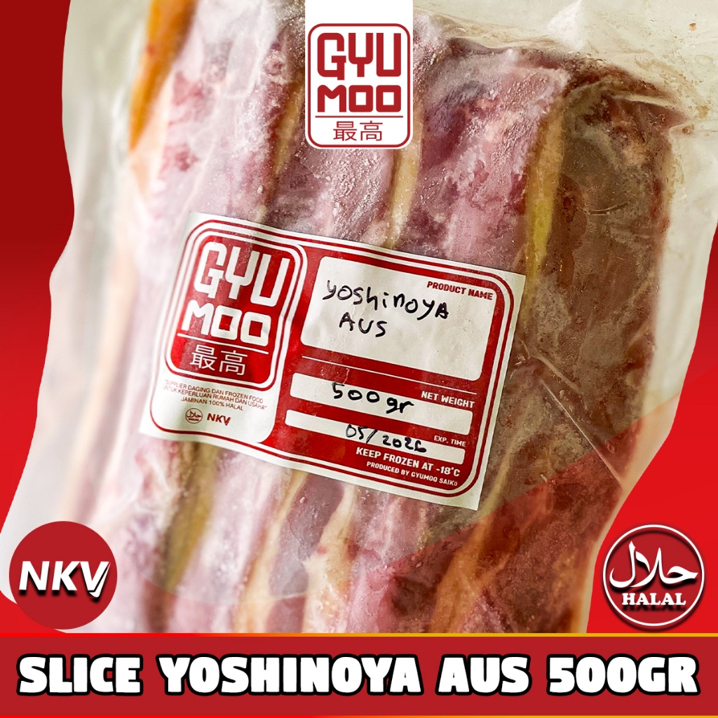

[GYUMOO SAIKO] Daging Slice Yoshinoya AUS 500gr