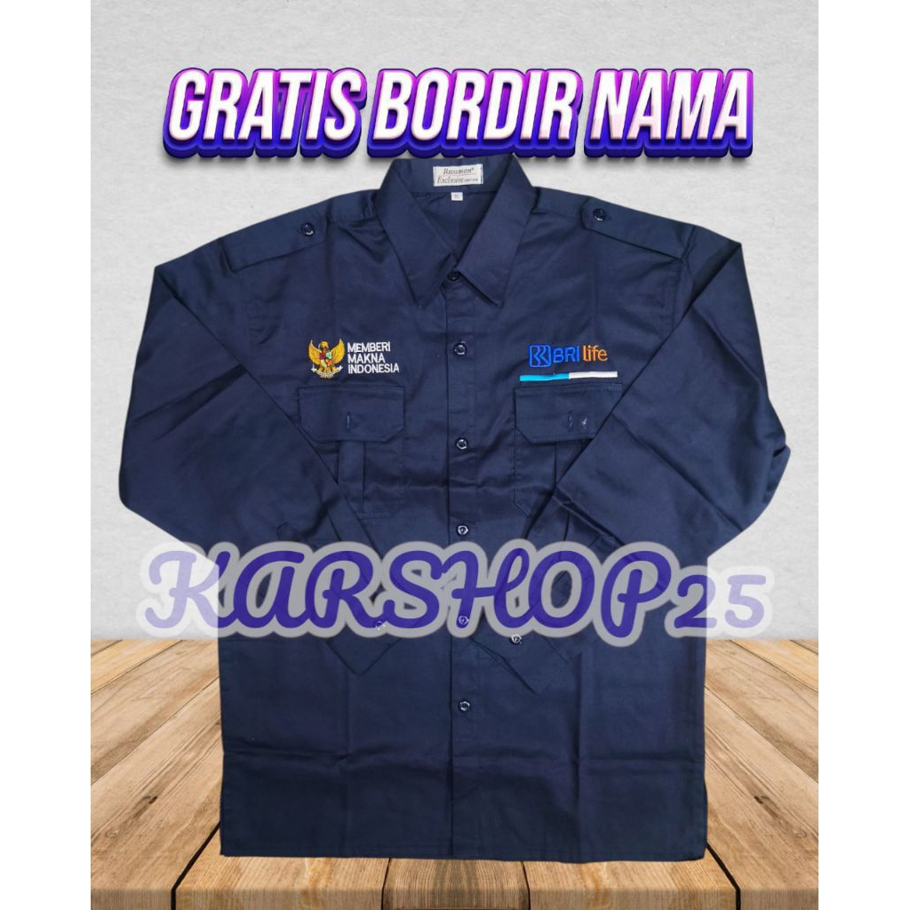 KEMEJA BRILINK LENGAN PANJANG TERBARU KEMEJA BRILINK ATASAN BAJU BRILINK