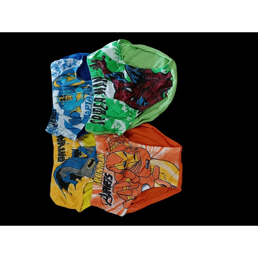 1LUSIN Celana Dalam anak laki laki TIOBUKI karakter