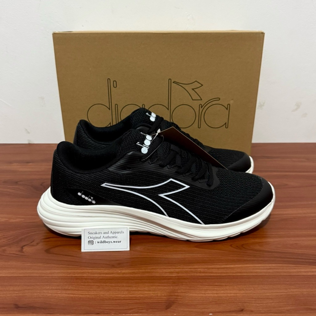 Sepatu Diadora Mose Hitam Black Men Shoes Original