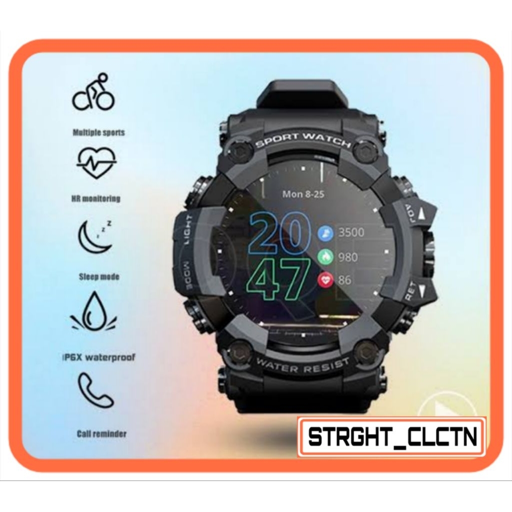 JAM PINTAR HP 4G ANDROID FD68 SMARTWATCH BISA NOTIF WA WHATSAPP TLFN SMS MUSIK KAMERA BLUETOOTH KESE