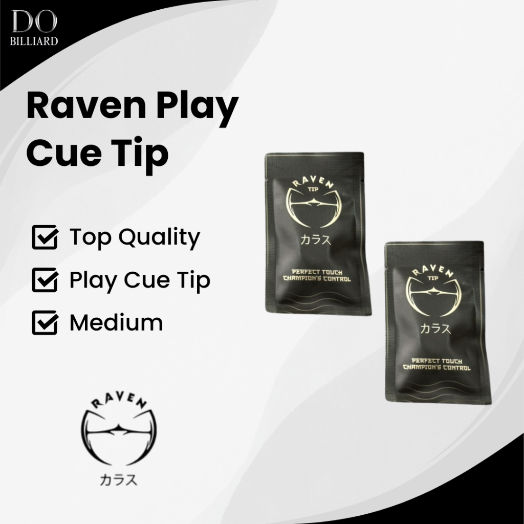 Master Tip RAVEN Original Tip Stick Play Billiard / Tip Stick Billiard Raven Original