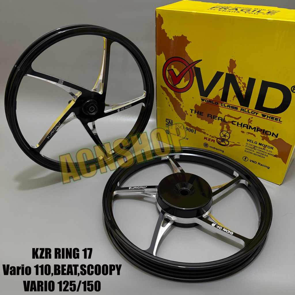 VELG RACING VND KZR BEAT VARIO 110 SCOOPY VARIO 125 VARIO 150 140/160 RING 17