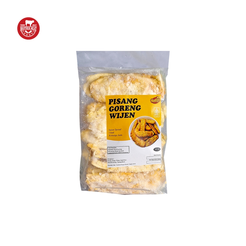 

Nisofood Pisang Goreng Wijen Frozen isi 15 - Brothermeatshop