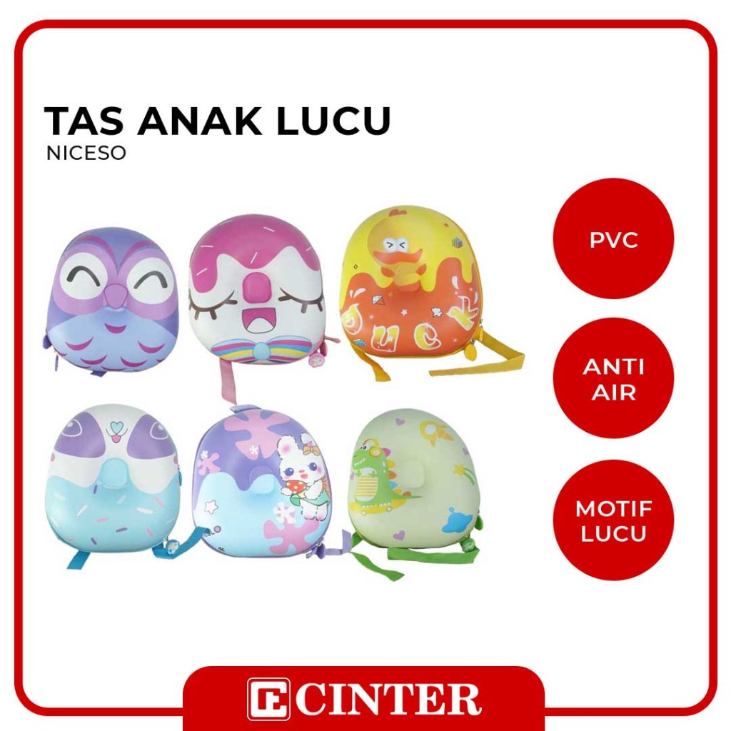 NICESO - TAS ANAK - TAS TK / TAS RANSEL KULIT ANAK 11864-4 KARAKTER