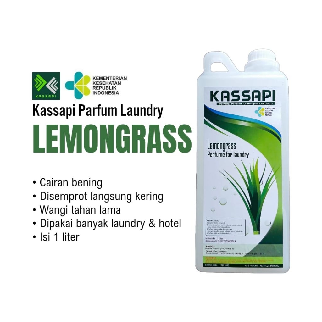 Kassapi Parfum Laundry Lemongras