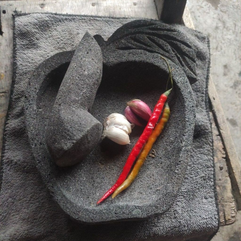 cobek motif asli Muntilan