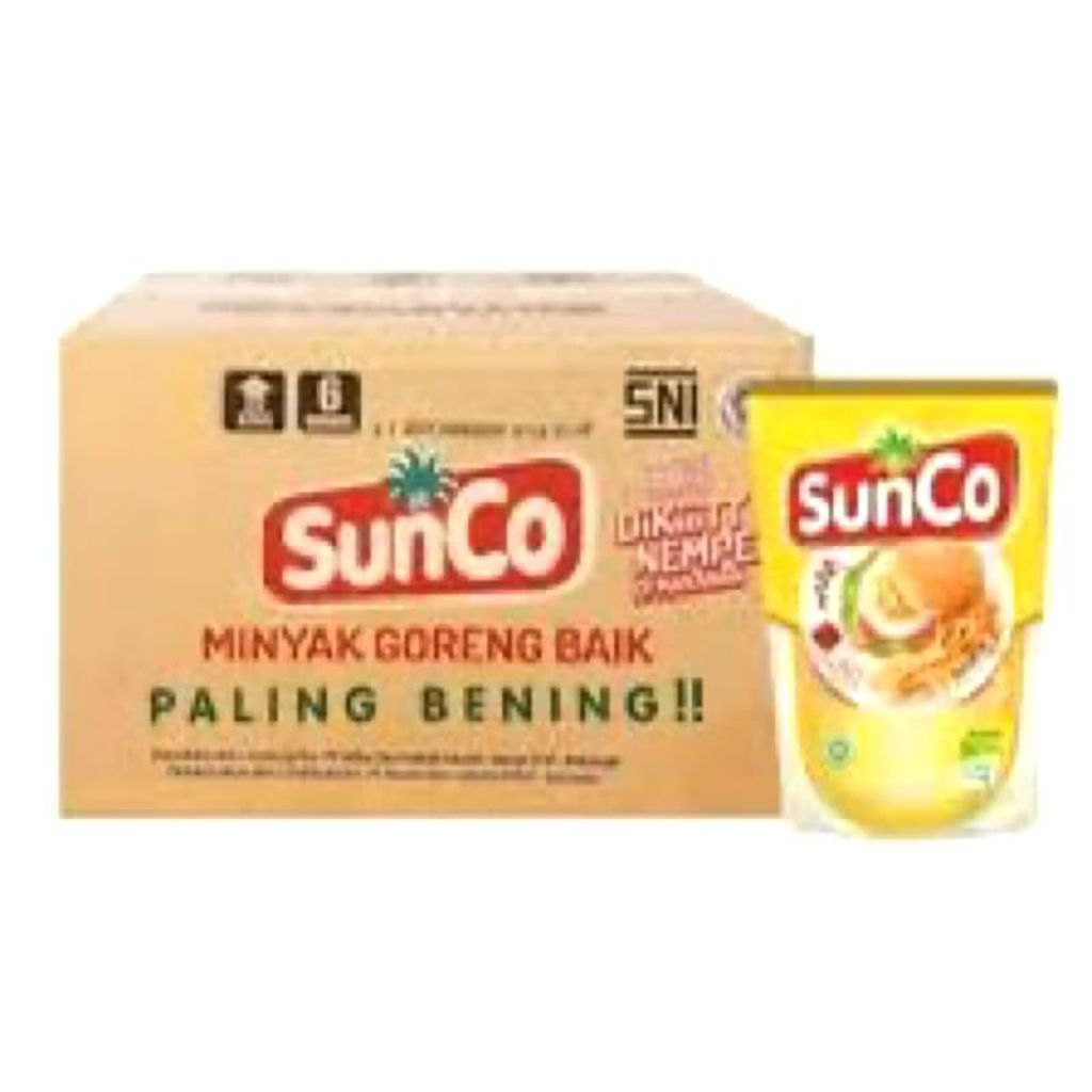 

Minyak goreng Sunco 2 liter 1 pouch